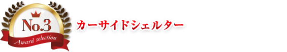 第3位 カーサイドシェルター