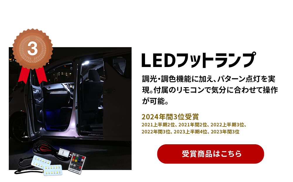 3位　LEDフットランプ