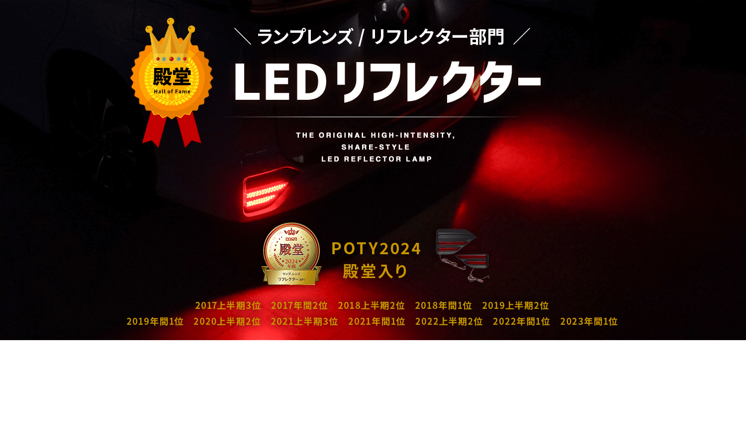 1位　LEDリフレクター